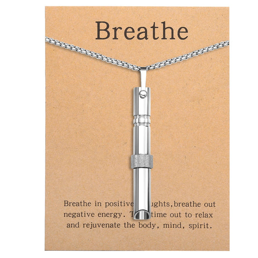 Find Your Peace with the BREATHE Necklace: A Journey to Calm - s o l i s t i a l
