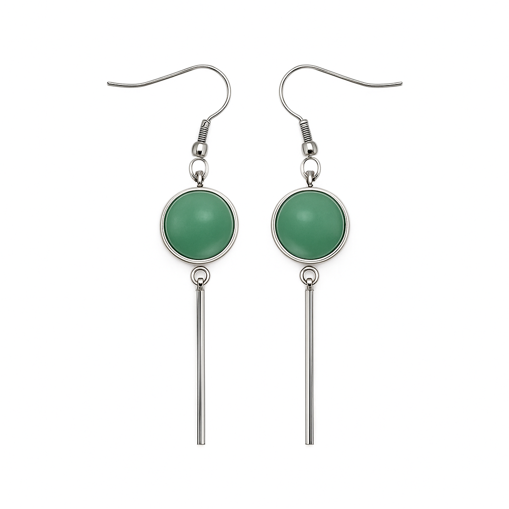 Kala - Boucles d'Oreilles Pendantes Charm Lapis Lazuli - Argent
