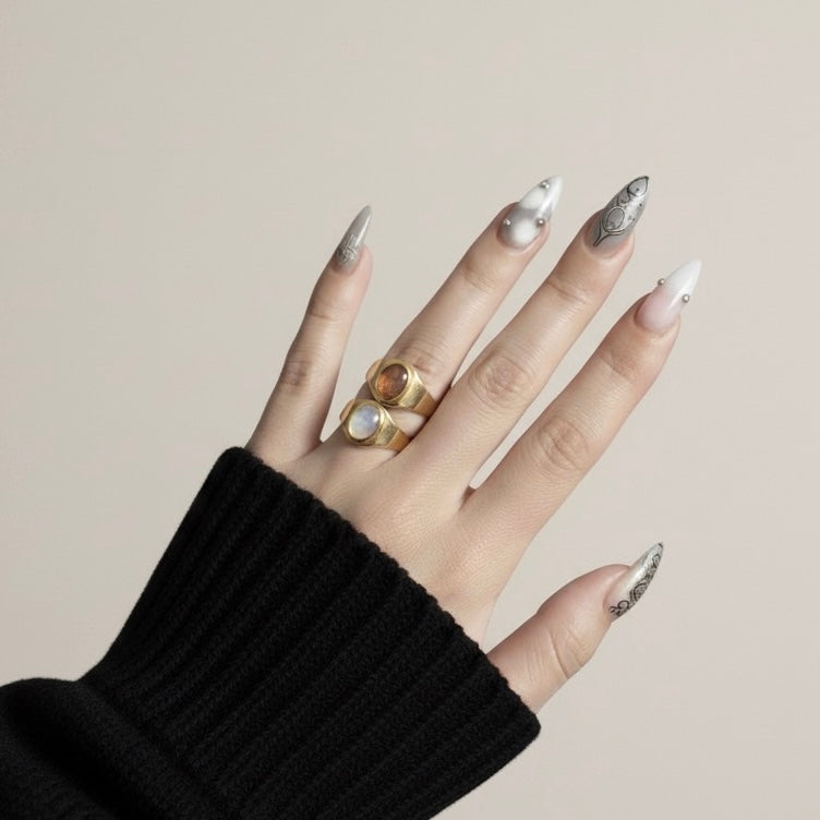 SOLARA Sunstone Ring Gold