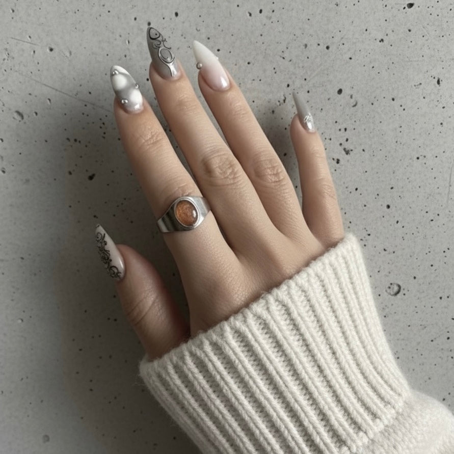 Bague SOLARA en argent avec pierre de soleil