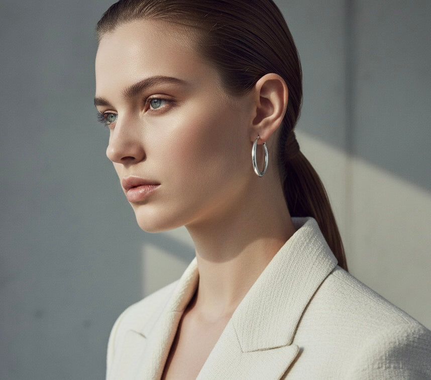 ARGENTIA Creolen aus 925er Silber