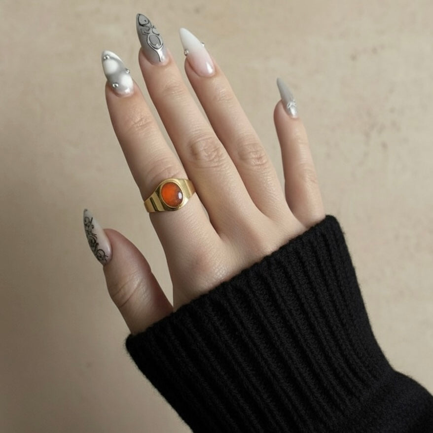 SOLARA Sunstone Ring Gold