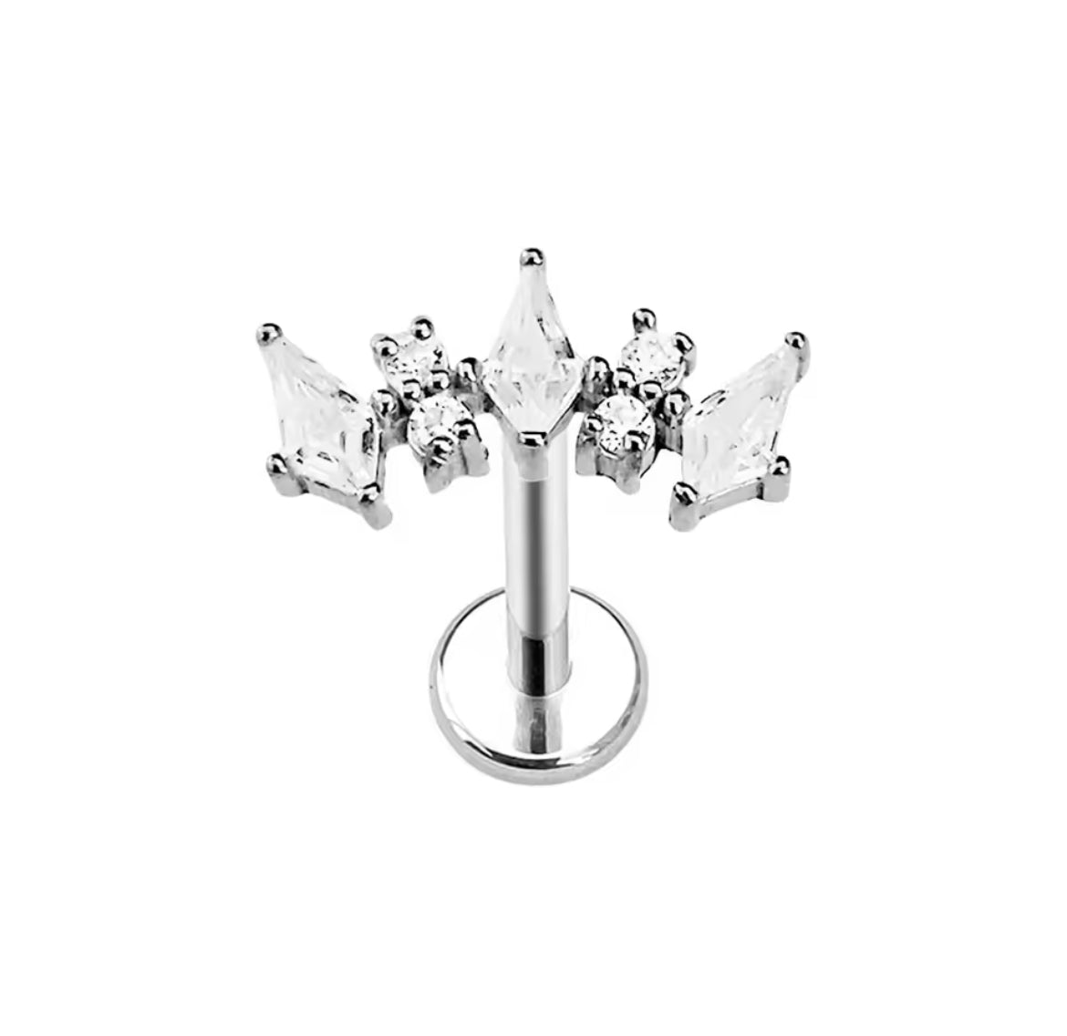 Bijoux de corps STONED Push Pin en argent