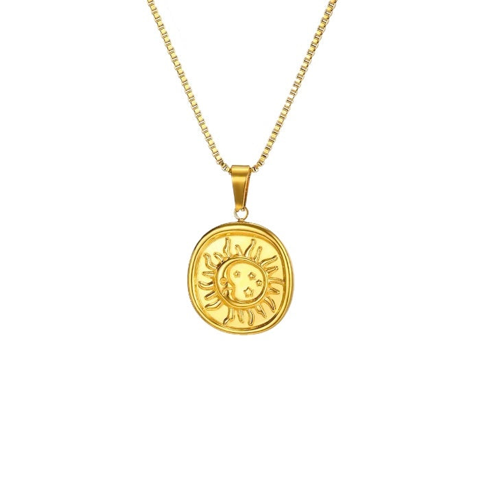 HARMONY Vintage Pendant Necklace Gold