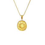 Load image into Gallery viewer, HARMONY Vintage Pendant Necklace Gold
