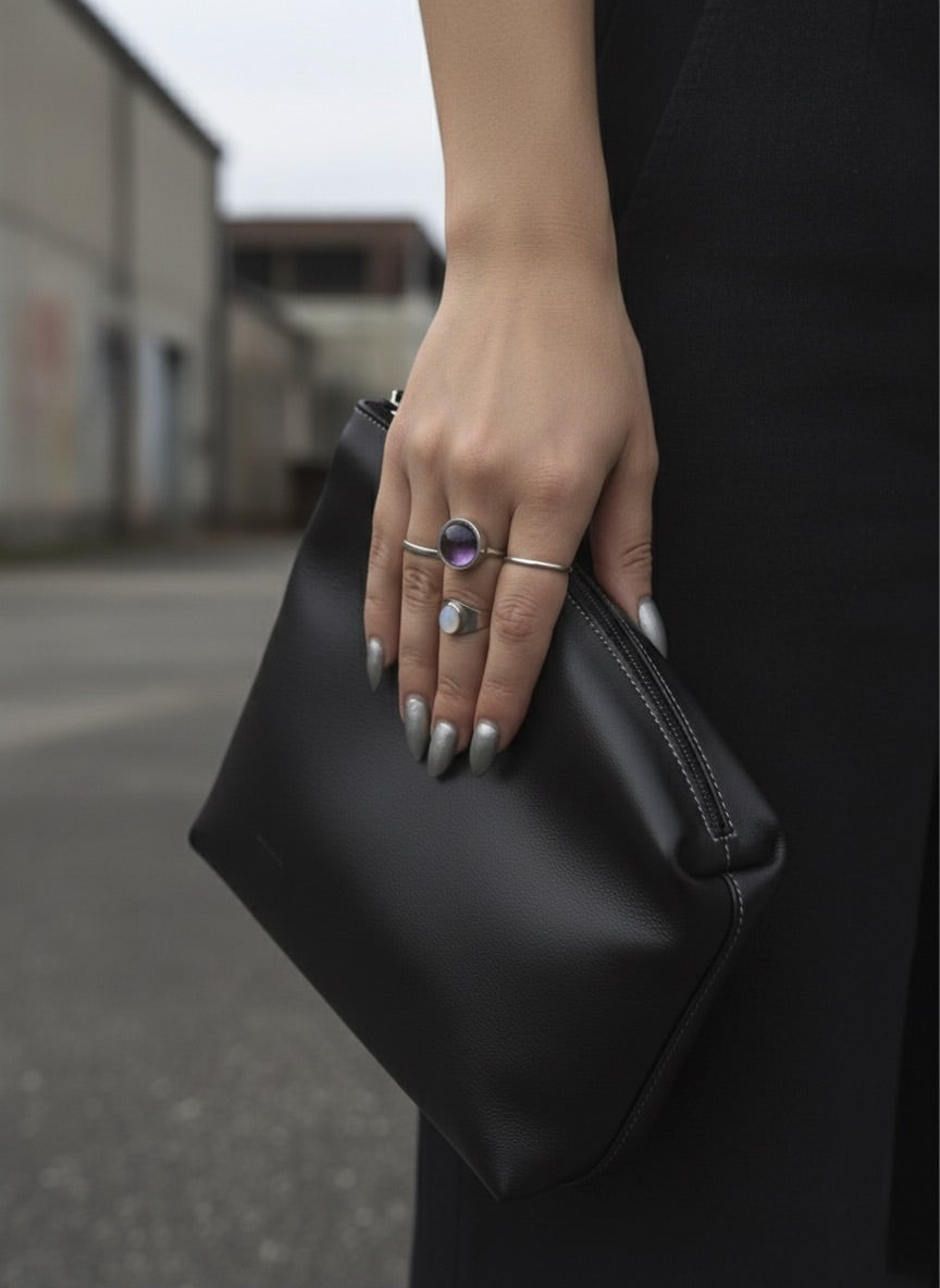 CHHOTA Amethyst Ring Silver