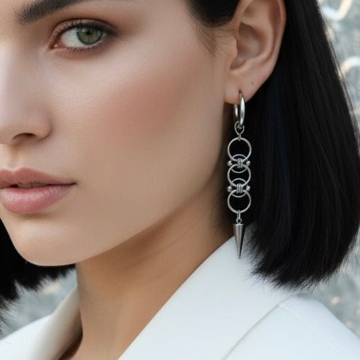 SPIRE Chainmail Hoop Earrings