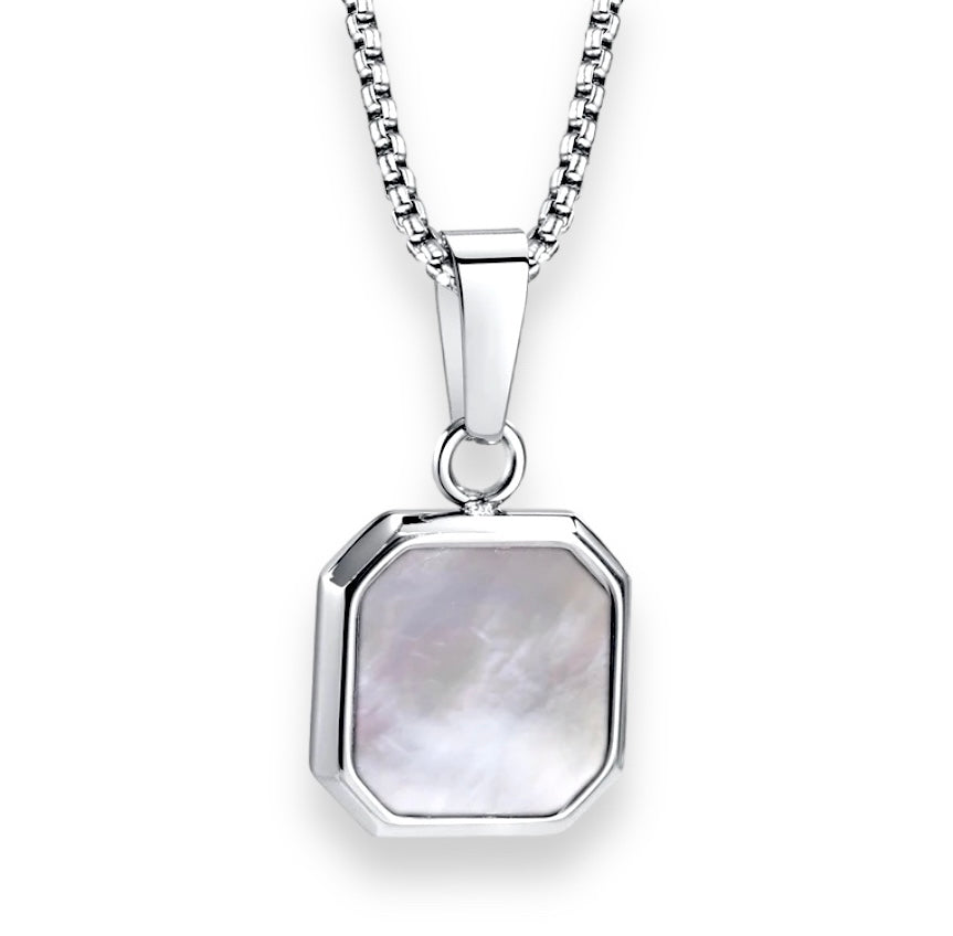 Collier Chaîne à Pendentif Coquillage - Argent