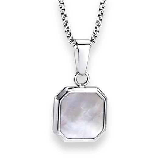 Collier Chaîne à Pendentif Coquillage - Argent