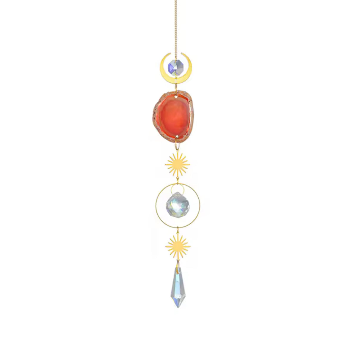 Agate Crystal Suncatcher