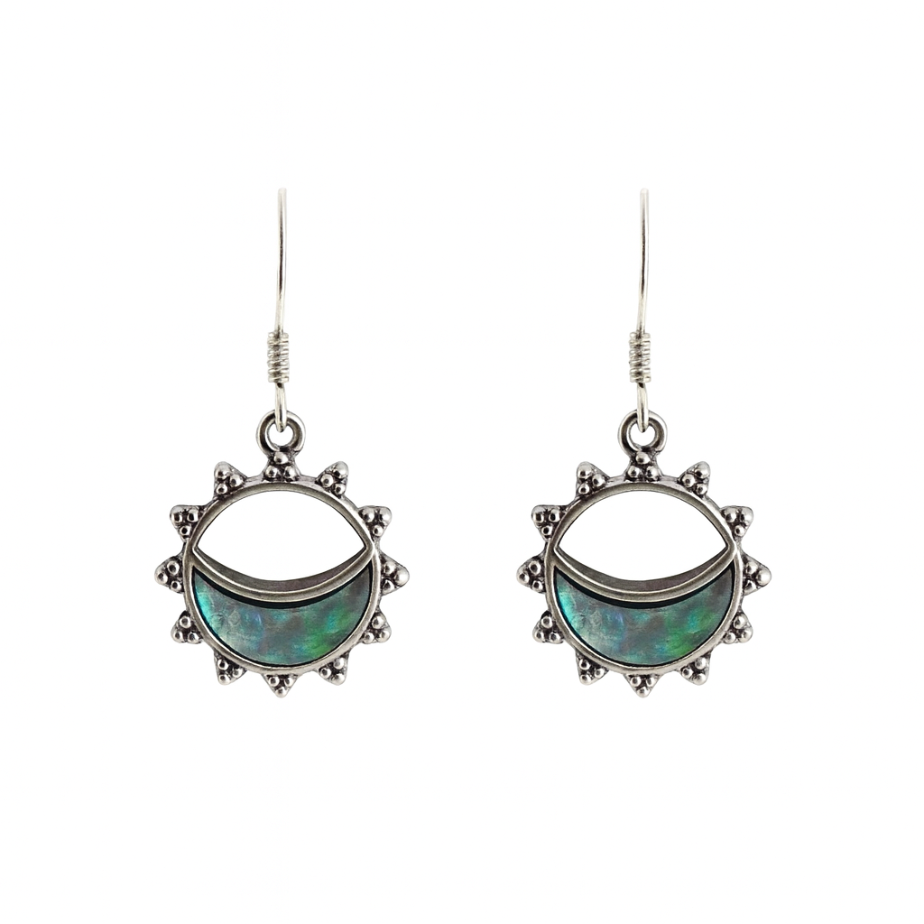 Boucles d'oreilles en coquillage d'ormeau OCEAN MOONRISE