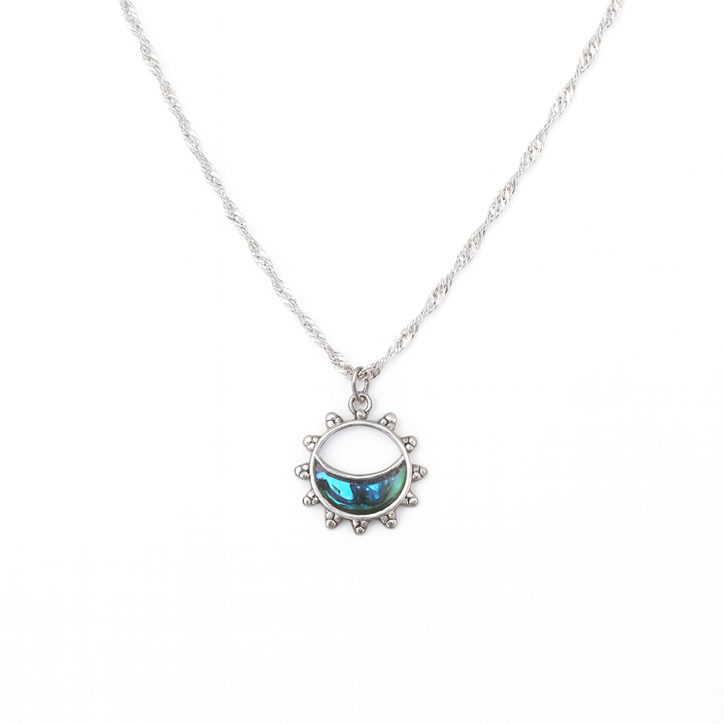 Collier en ormeau OCEAN MOONRISE en argent
