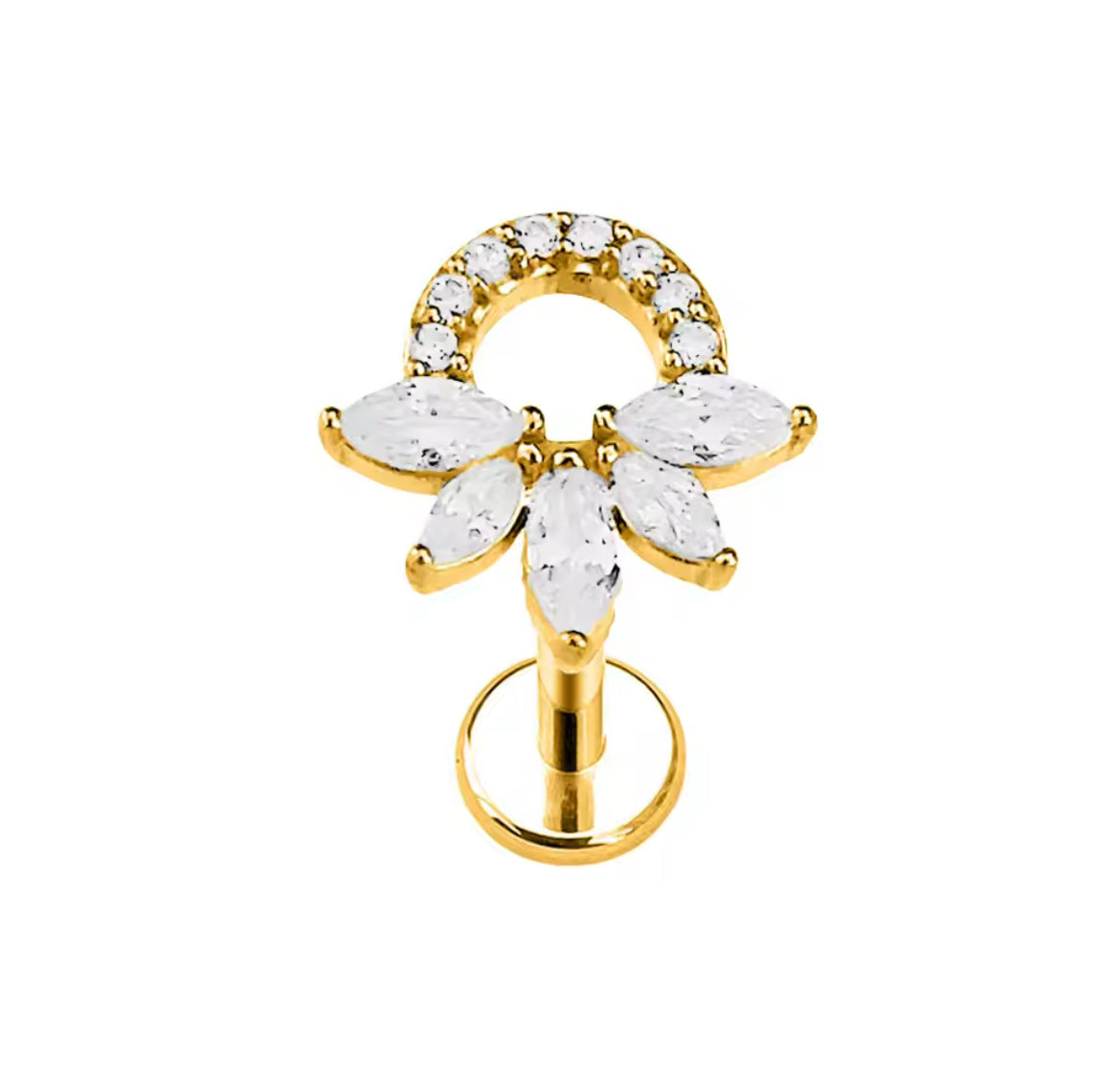 Bijoux de corps DAISY Push Pin en or