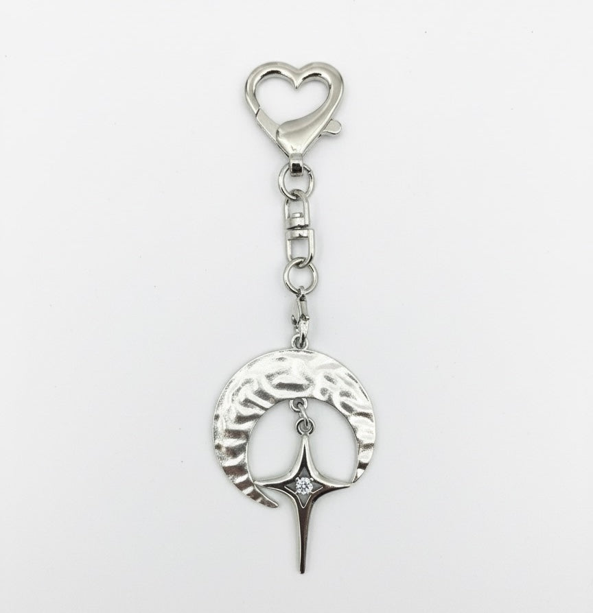 Crescent Moon Keychain
