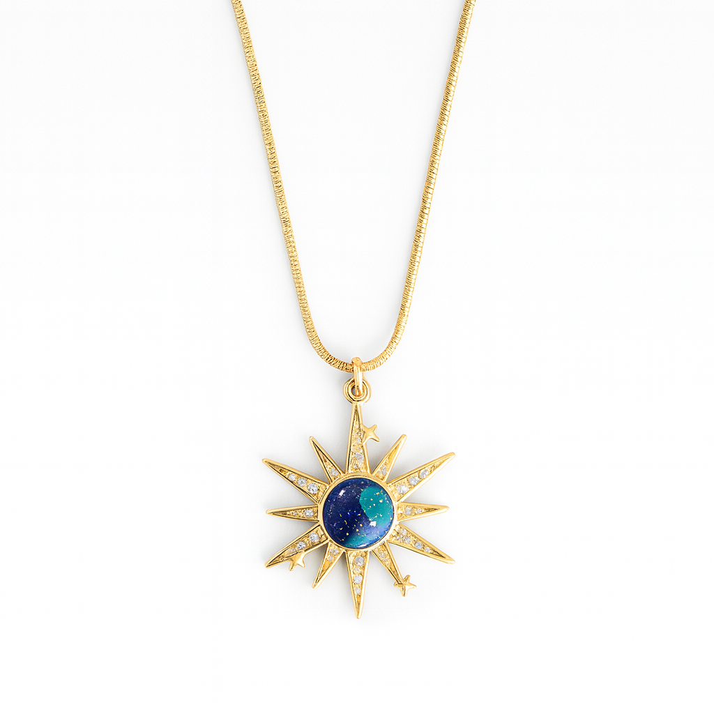 SOLARA NOVA Star Necklace Gold