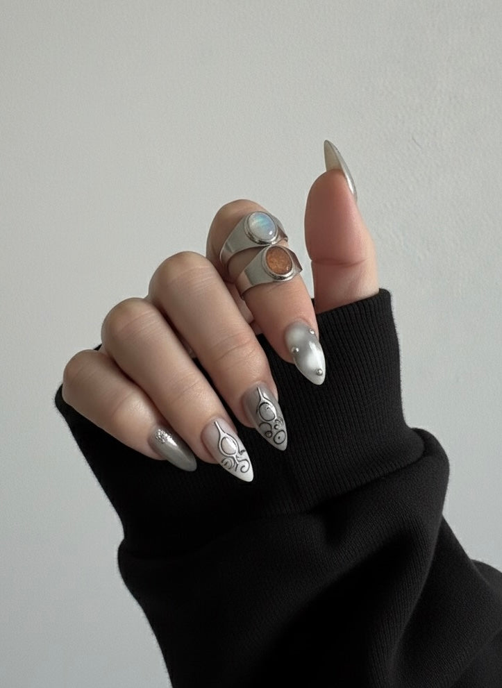 Bague SOLARA en argent avec pierre de soleil