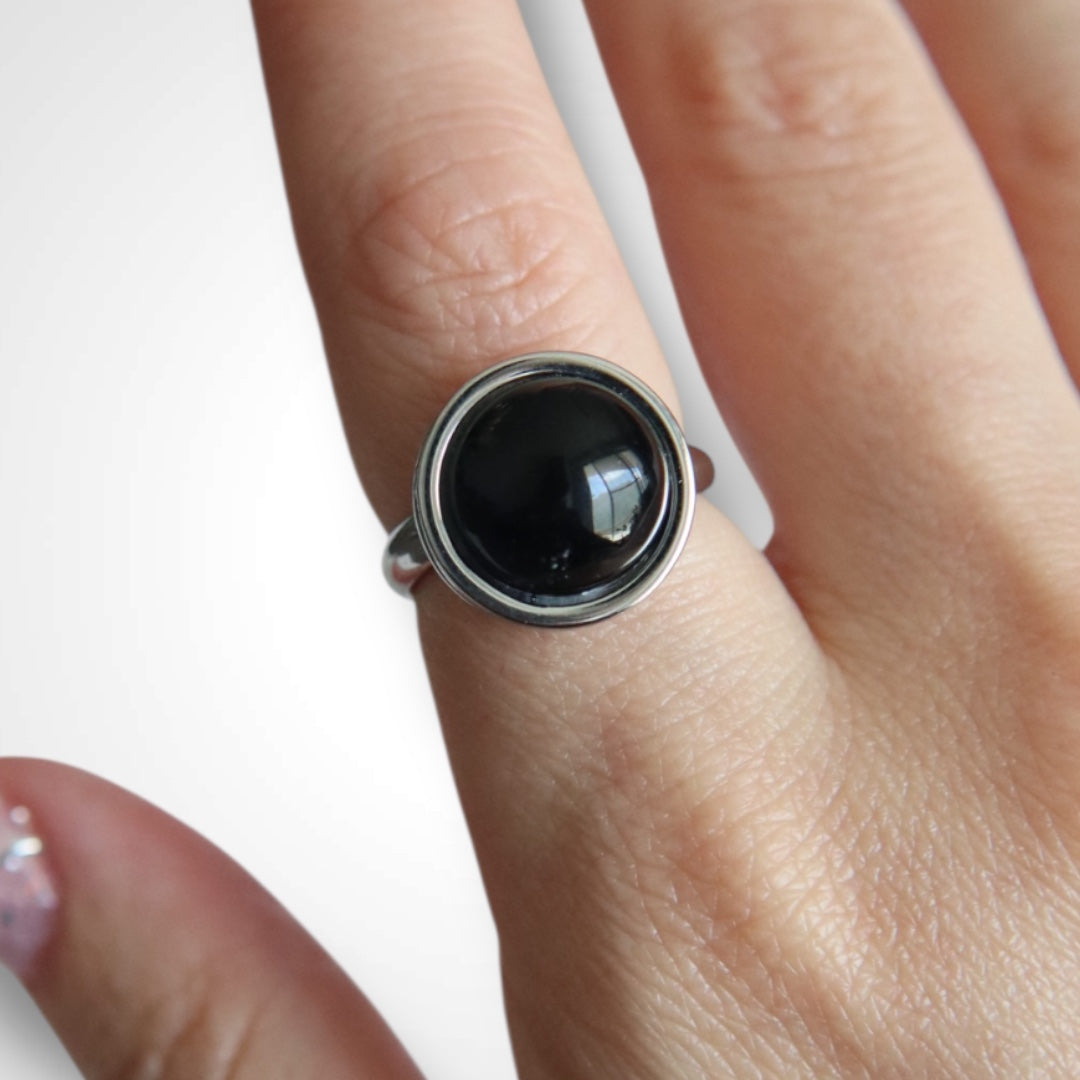 CHHOTA Black Onyx Ring Gold