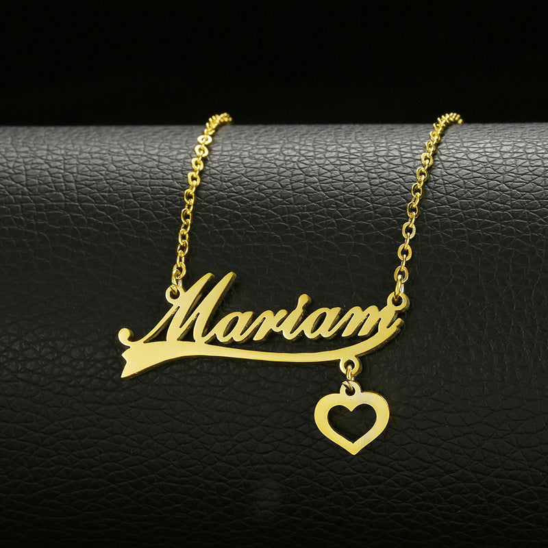 Customized Name Necklace Various Colors and Designs
