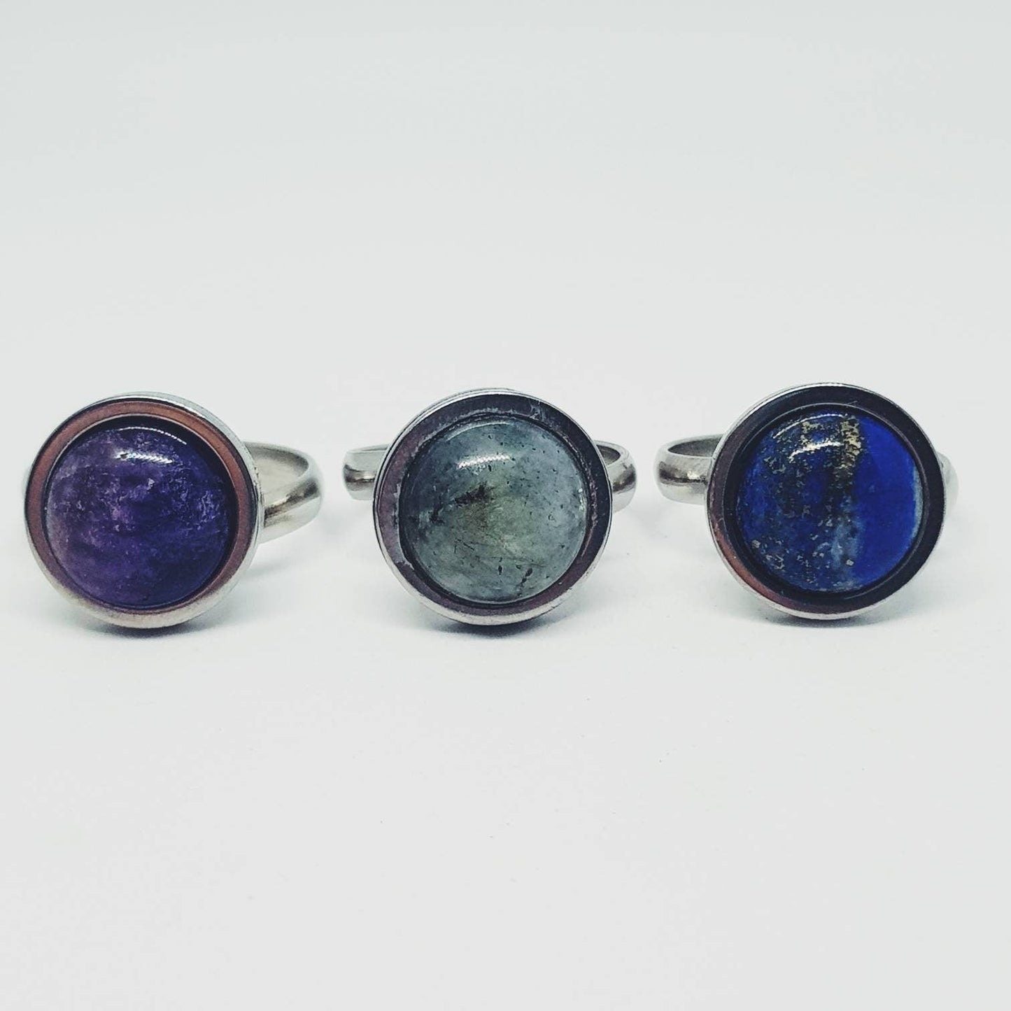 Amethyst Ring Silver - s o l i s t i a l