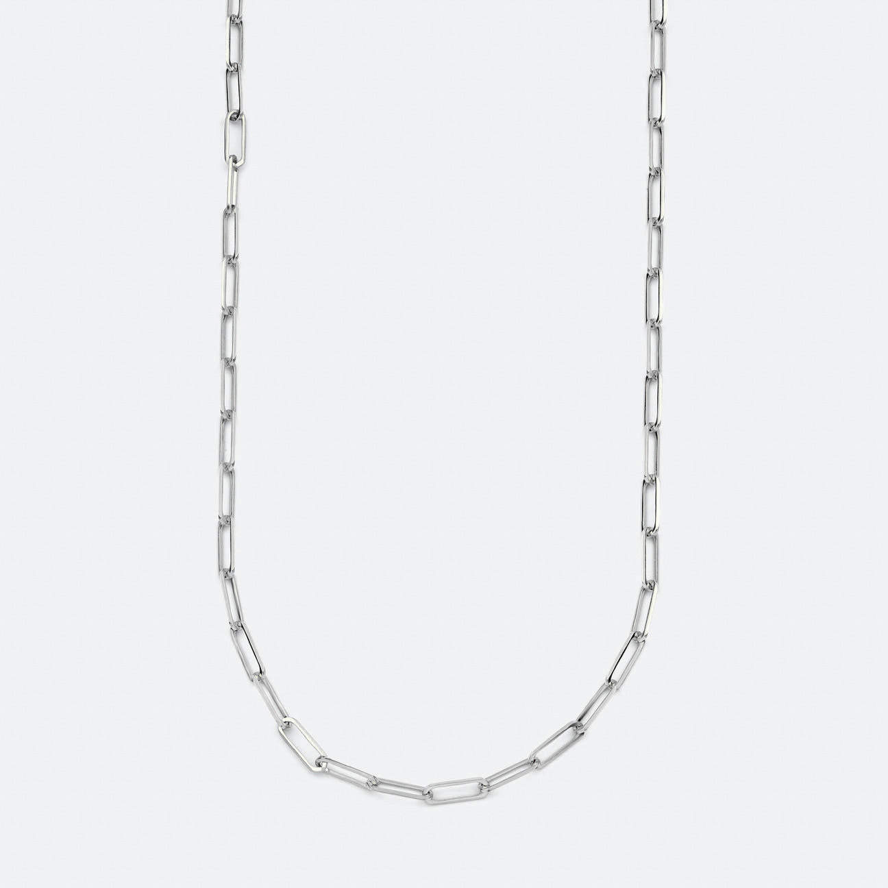 Paperclip Chain Silver - Permanent Jewelry