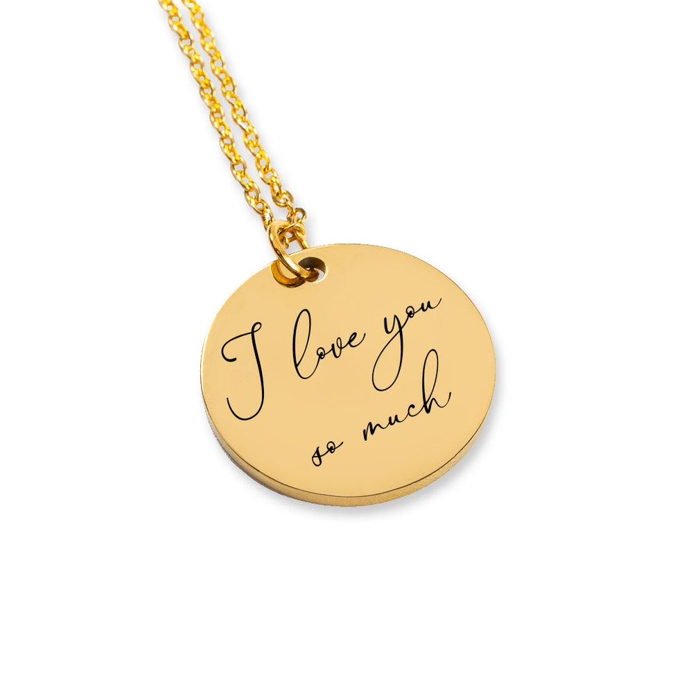 Pendentif manuscrit personnalisé - Personnalisé
