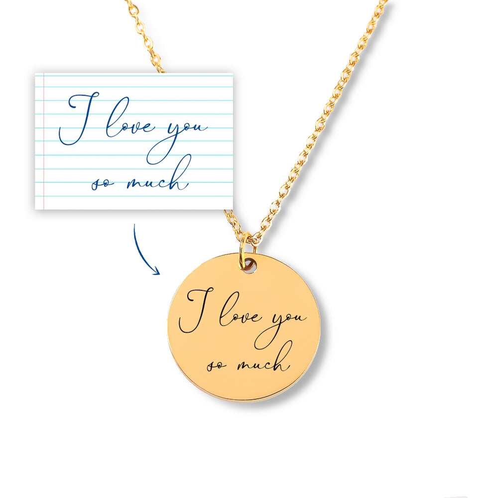 Pendentif manuscrit personnalisé - Personnalisé