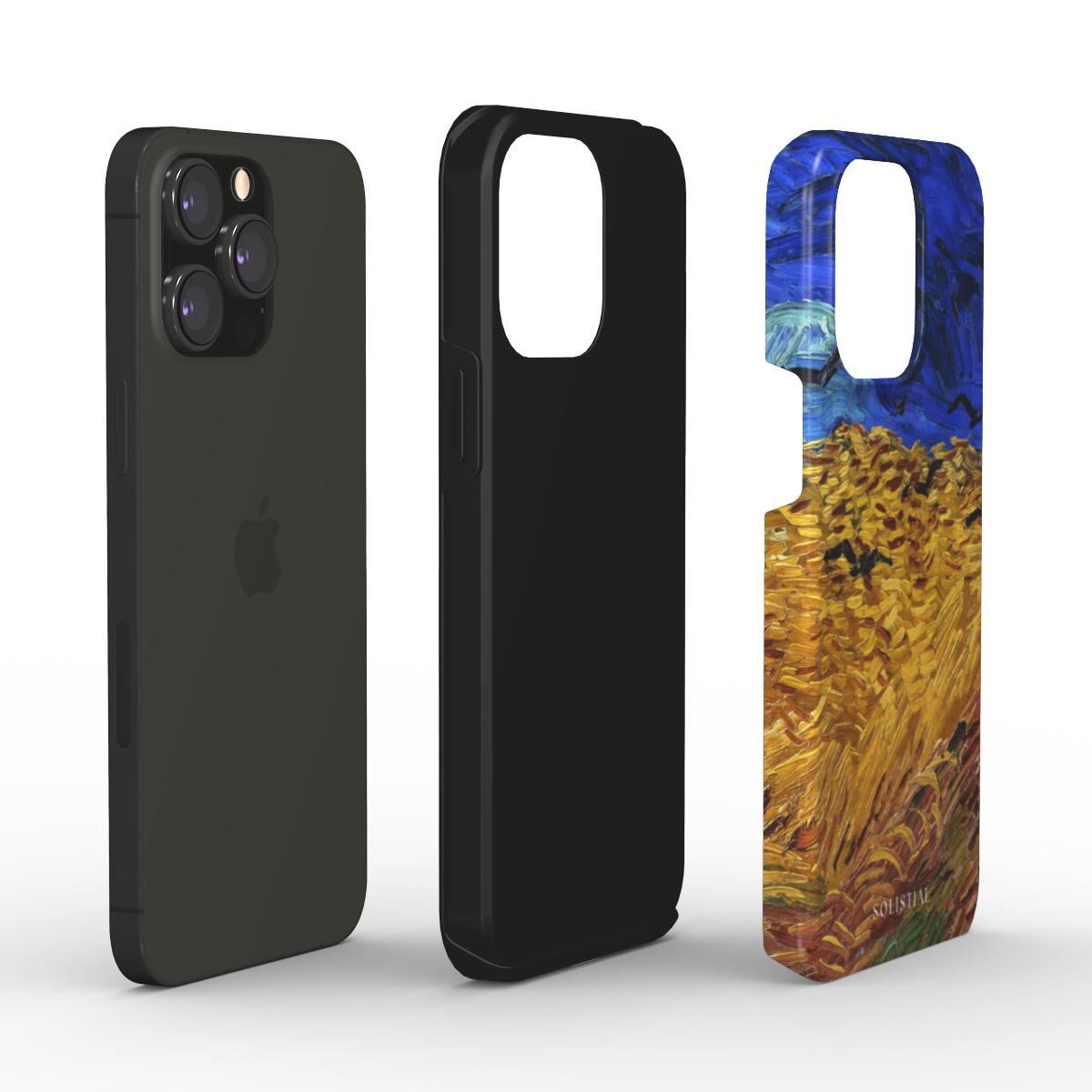 Wheatfield with Crows by Van Gogh Tough Phone Case