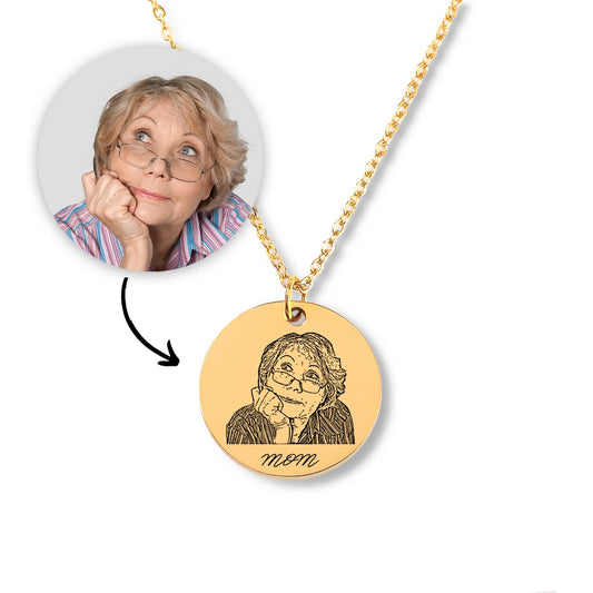 Pendentif portrait humain personnalisé - Personnalisé