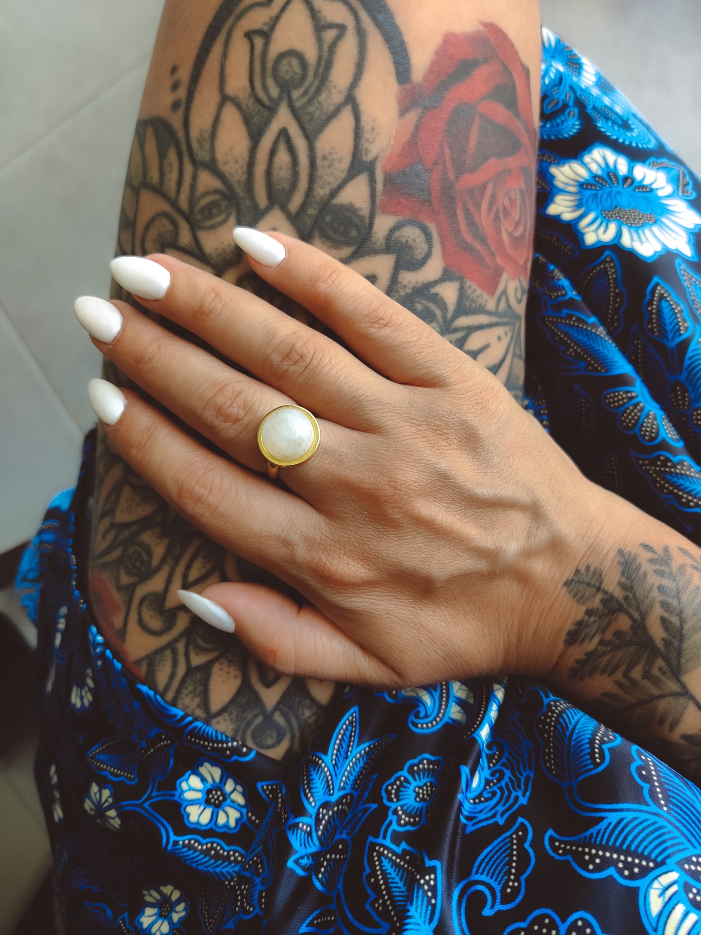 CHHOTA Moonstone Ring Gold