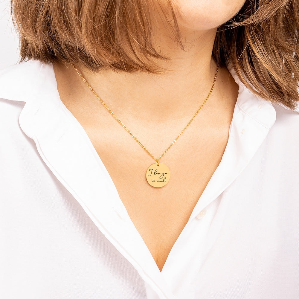 Pendentif manuscrit personnalisé - Personnalisé