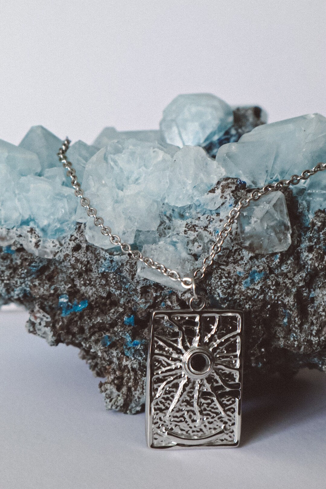 Collier pendentif Sunscape Sun Charm - Argent