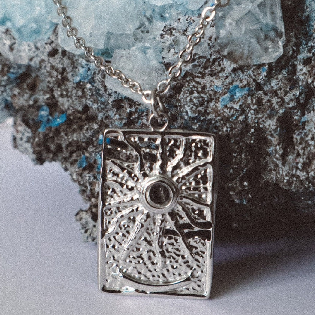 Collier pendentif Sunscape Sun Charm - Argent