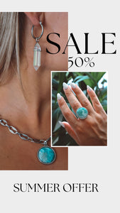 Plongez dans l'ambiance estivale avec la vente de bijoux à 50 % de réduction sur Solistial et la livraison gratuite dans le monde entier !