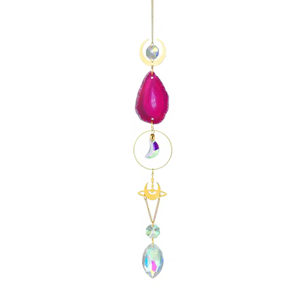 Agate Crystal Suncatcher