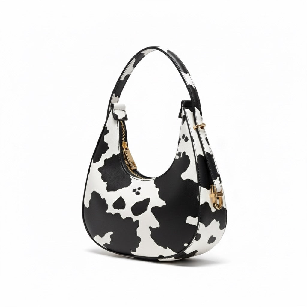 WILD MUSE Cow Print Purse Handbag