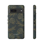 Cargar imagen en el visor de la galería, Ornamental Green/Gold - Tough Phone Case
