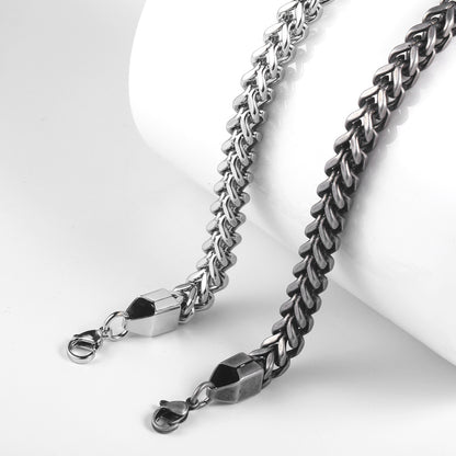 IGNITE Twist Keel Chain Bracelet Silver