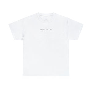 Solar Gaze Back Print T-Shirt - White/Black