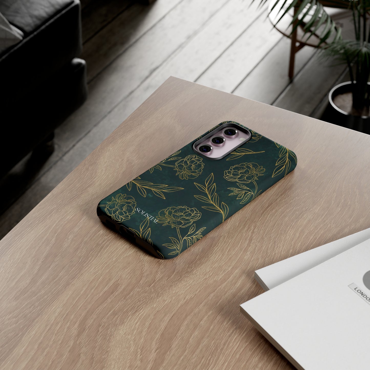 Ornamental Green/Gold - Tough Phone Case