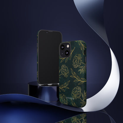 Ornamental Green/Gold - Tough Phone Case