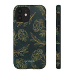Load image into Gallery viewer, Ornamental Green/Gold - Tough Phone Case
