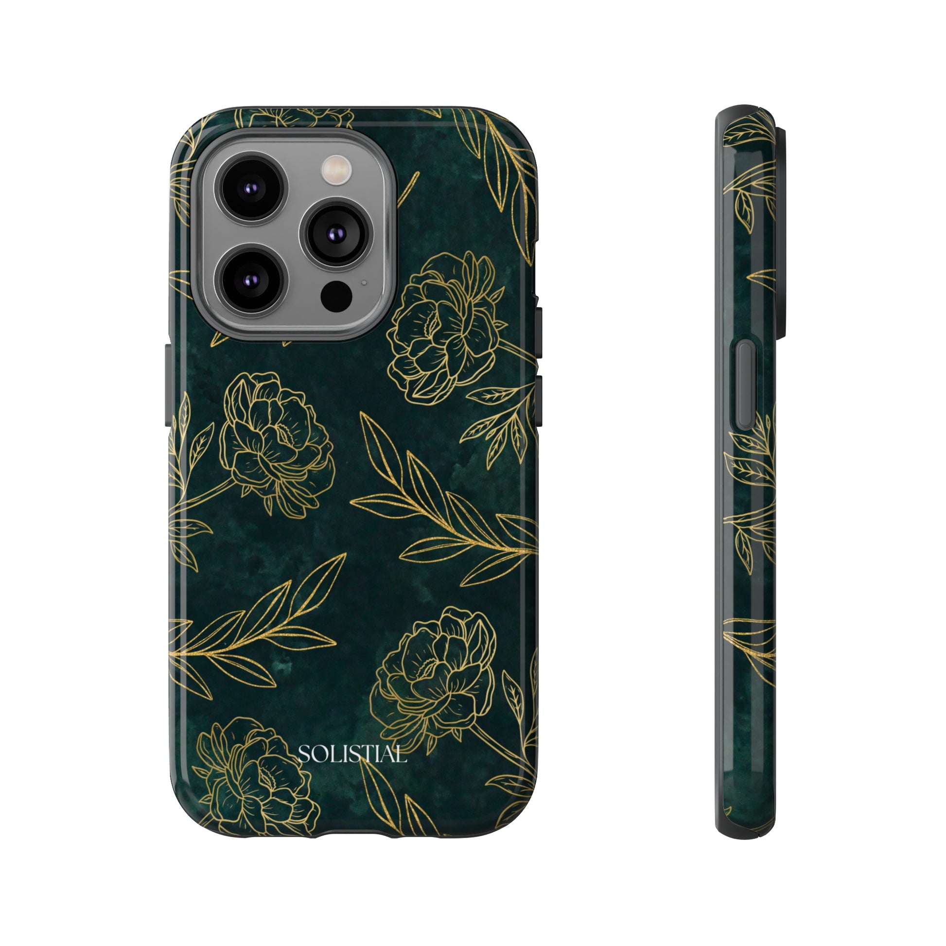 Ornamental Green/Gold - Tough Phone Case