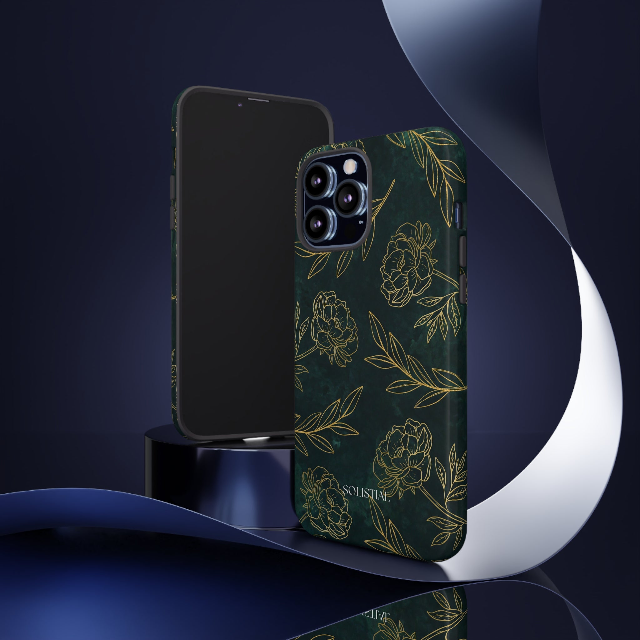 Ornamental Green/Gold - Tough Phone Case
