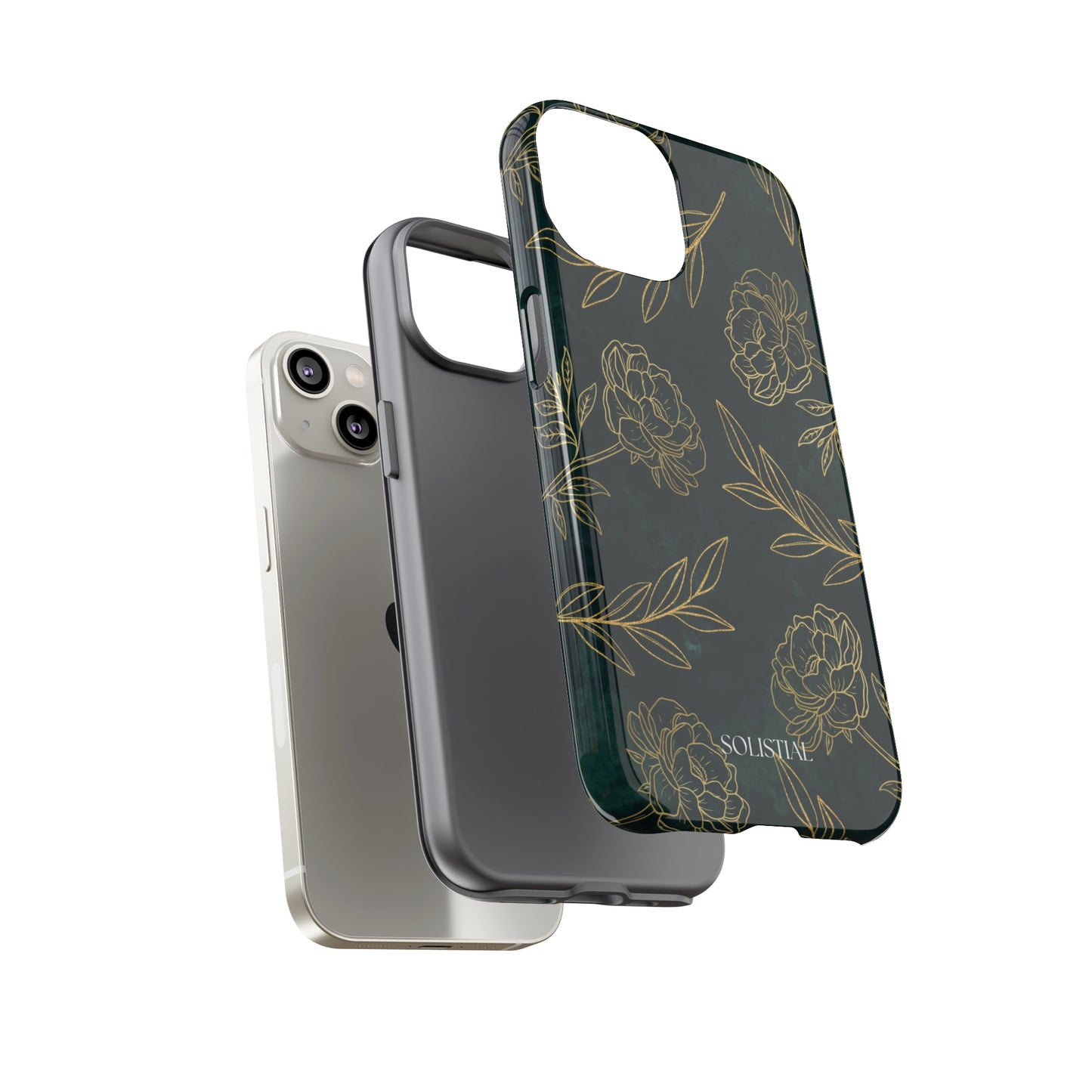 Ornamental Green/Gold - Tough Phone Case