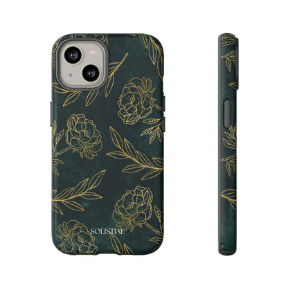 Ornamental Green/Gold - Tough Phone Case