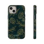 Cargar imagen en el visor de la galería, Ornamental Green/Gold - Tough Phone Case
