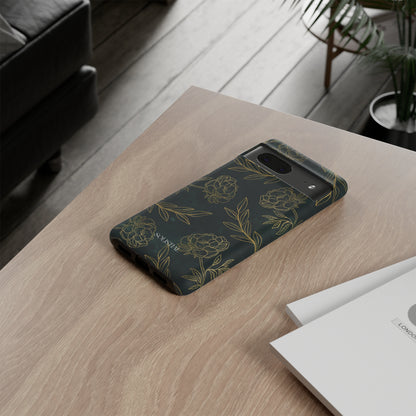 Ornamental Green/Gold - Tough Phone Case