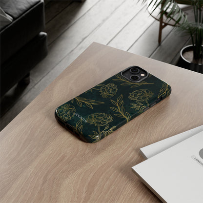 Ornamental Green/Gold - Tough Phone Case