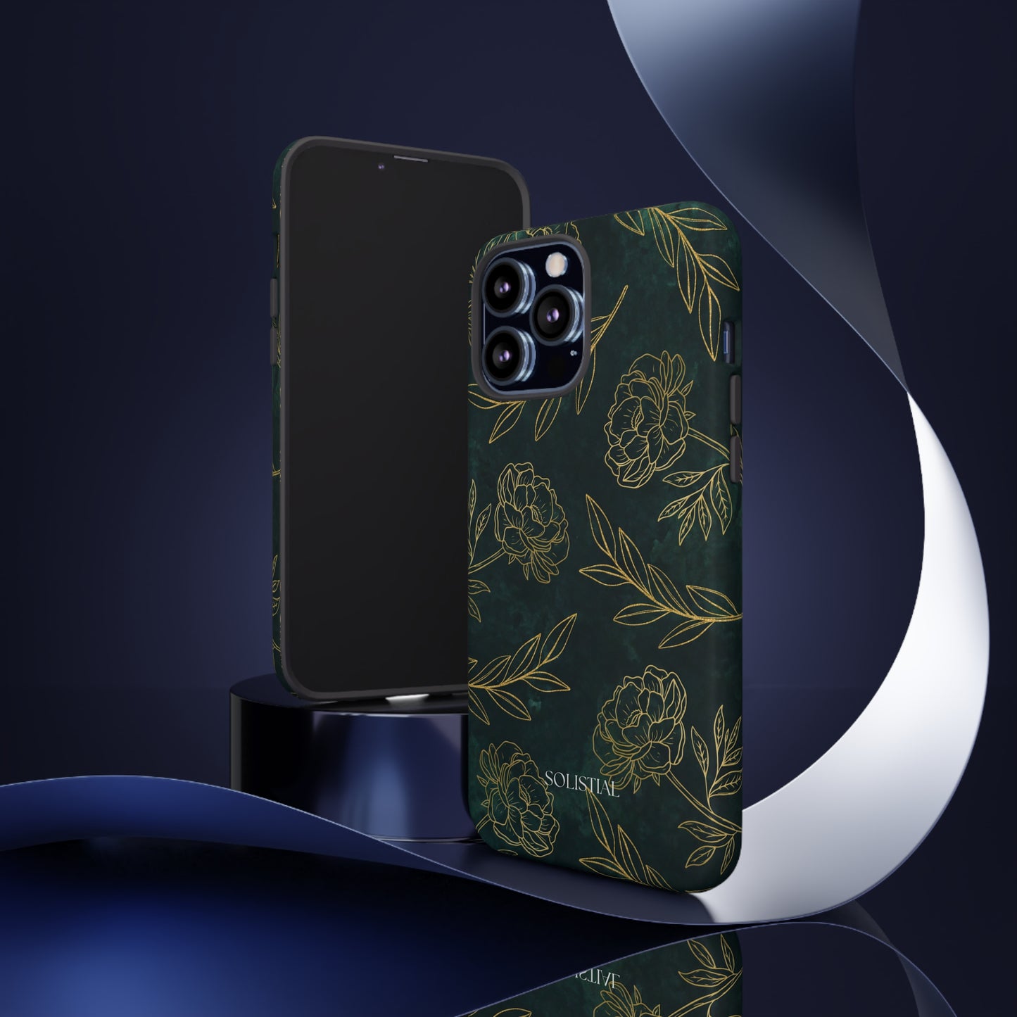 Ornamental Green/Gold - Tough Phone Case