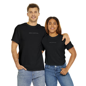 Solar Gaze Back Print T-Shirt - Black/White